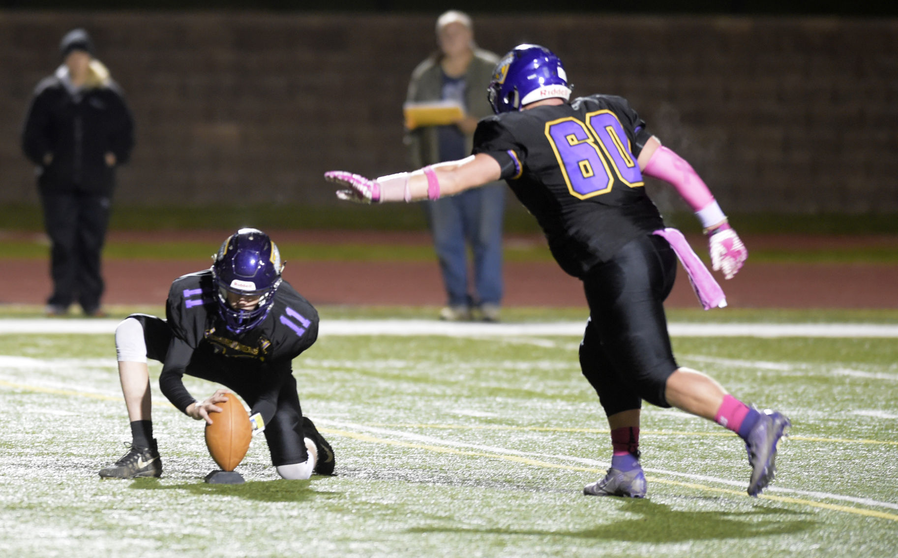 Kicker David Voss makes another extra point